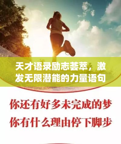 天才语录励志荟萃,激发无限潜能的力量语句