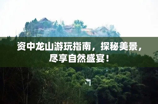 资中龙山游玩指南，探秘美景，尽享自然盛宴！
