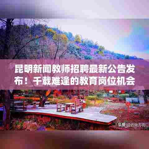 昆明新闻教师招聘最新公告发布！千载难逢的教育岗位机会，不容错过！