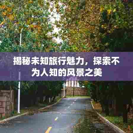 揭秘未知旅行魅力,探索不为人知的风景之美