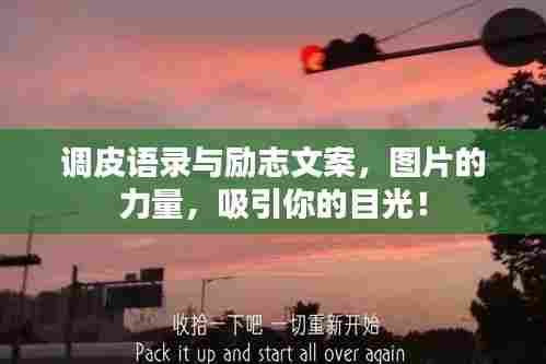 调皮语录与励志文案,图片的力量,吸引你的目光!