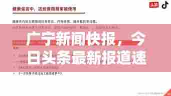 广宁新闻快报，今日头条最新报道速递