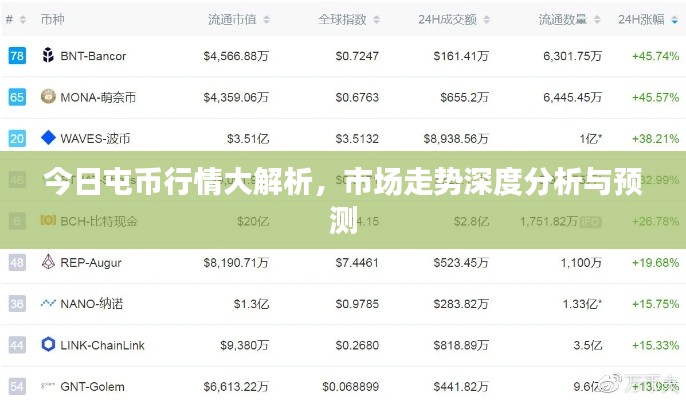 今日屯币行情大解析，市场走势深度分析与预测
