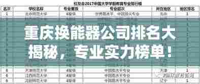 重庆换能器公司排名大揭秘,专业实力榜单!