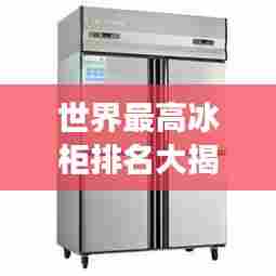 世界最高冰柜排名大揭秘,超乎想象的冷藏之巅!