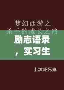 励志语录,实习生的蜕变与成长之路
