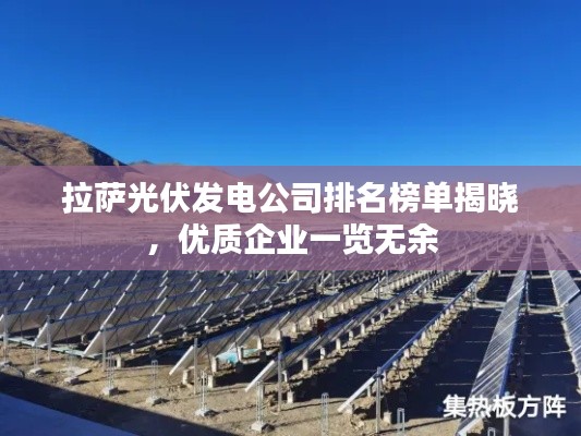 拉萨光伏发电公司排名榜单揭晓,优质企业一览无余