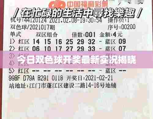 今日双色球开奖最新实况揭晓