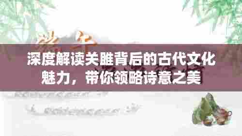 深度解读关雎背后的古代文化魅力,带你领略诗意之美