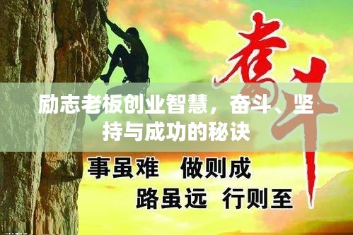 励志老板创业智慧,奋斗、坚持与成功的秘诀
