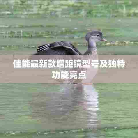 佳能最新款增距镜型号及独特功能亮点