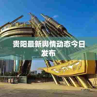 贵阳最新舆情动态今日发布