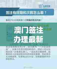 澳门签注办理最新攻略，一站式解决你的签证问题！