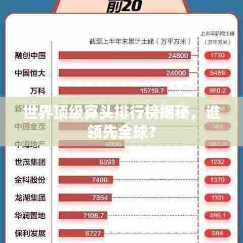 世界顶级寡头排行榜揭秘，谁领先全球？