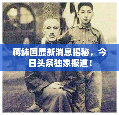 蒋纬国最新消息揭秘,今日头条独家报道!