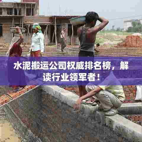 水泥搬运公司权威排名榜,解读行业领军者!
