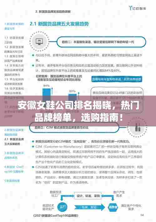 安徽女鞋公司排名揭晓,热门品牌榜单,选购指南!