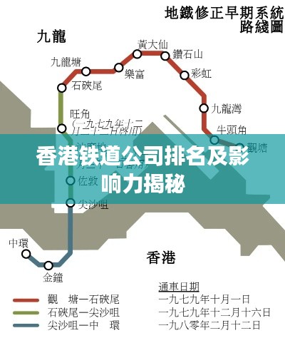 香港铁道公司排名及影响力揭秘