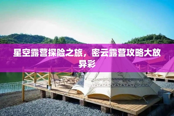 星空露营探险之旅,密云露营攻略大放异彩