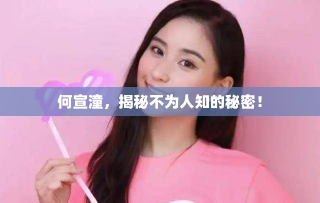 何宣潼,揭秘不为人知的秘密!