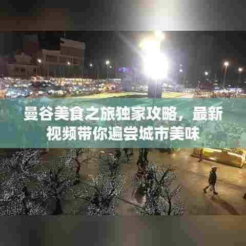 曼谷美食之旅独家攻略,最新视频带你遍尝城市美味