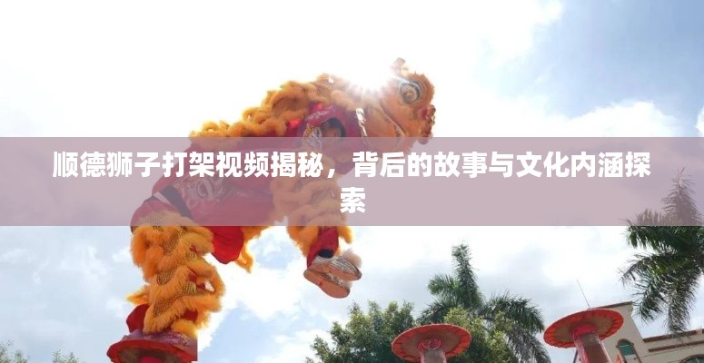 顺德狮子打架视频揭秘,背后的故事与文化内涵探索