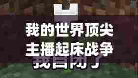 我的世界顶尖主播起床战争排名,谁拔得头筹?