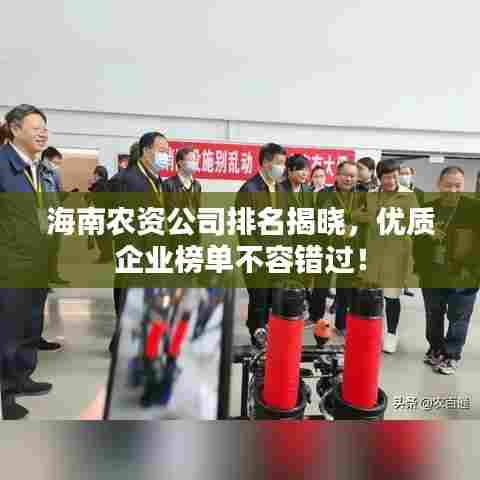 海南农资公司排名揭晓,优质企业榜单不容错过!