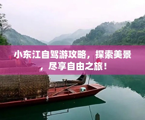 小东江自驾游攻略，探索美景，尽享自由之旅！