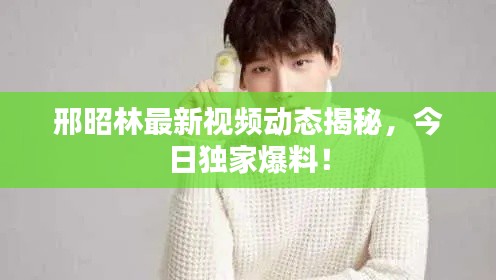 邢昭林最新视频动态揭秘,今日独家爆料!