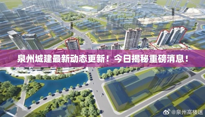 泉州城建最新动态更新!今日揭秘重磅消息!