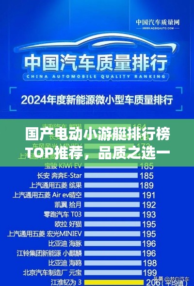 国产电动小游艇排行榜TOP推荐，品质之选一网打尽！