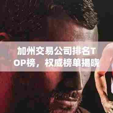 加州交易公司排名TOP榜,权威榜单揭晓!
