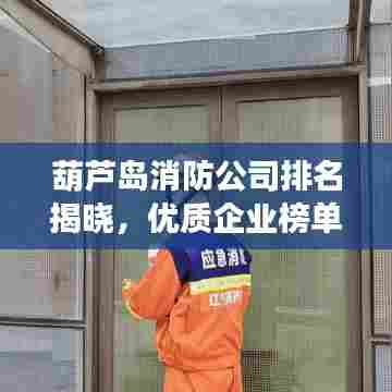 葫芦岛消防公司排名揭晓,优质企业榜单不容错过!