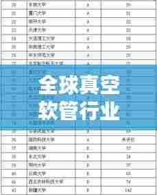 全球真空软管行业排名榜单揭晓,这些品牌独占鳌头!