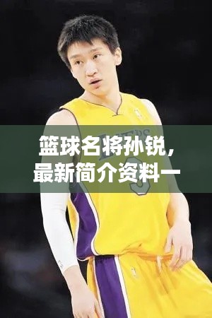 篮球名将孙锐，最新简介资料一网打尽