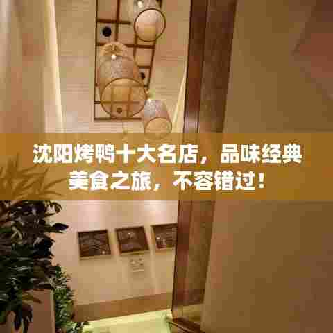 沈阳烤鸭十大名店,品味经典美食之旅,不容错过!