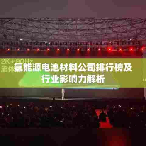 氢能源电池材料公司排行榜及行业影响力解析