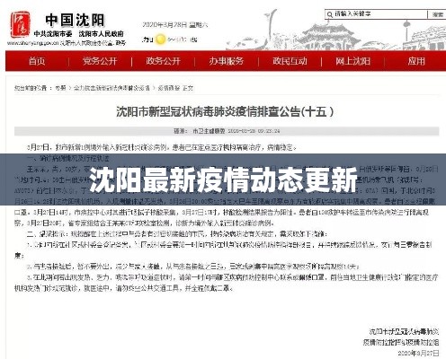 沈阳最新疫情动态更新