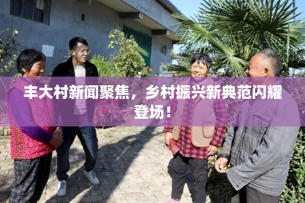 丰大村新闻聚焦,乡村振兴新典范闪耀登场!