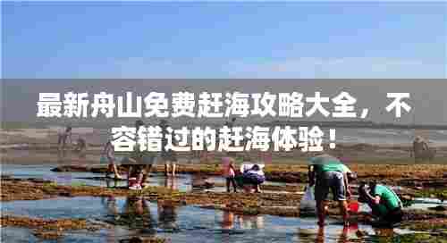 最新舟山免费赶海攻略大全,不容错过的赶海体验!