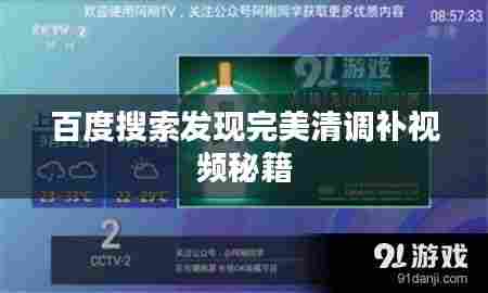 百度搜索发现完美清调补视频秘籍