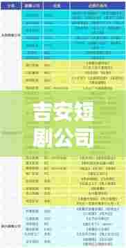 吉安短剧公司排行榜及影响力深度解析