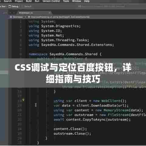 CSS调试与定位百度按钮,详细指南与技巧