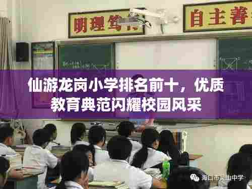 仙游龙岗小学排名前十，优质教育典范闪耀校园风采