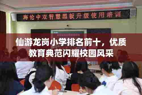 仙游龙岗小学排名前十,优质教育典范闪耀校园风采
