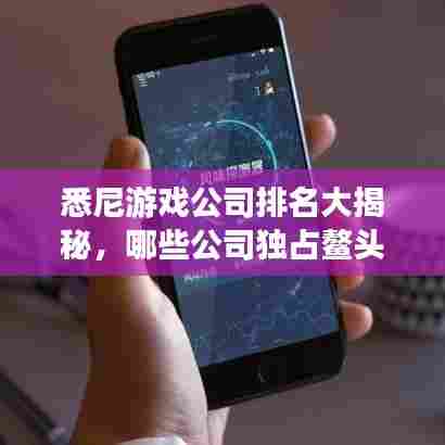 悉尼游戏公司排名大揭秘,哪些公司独占鳌头?