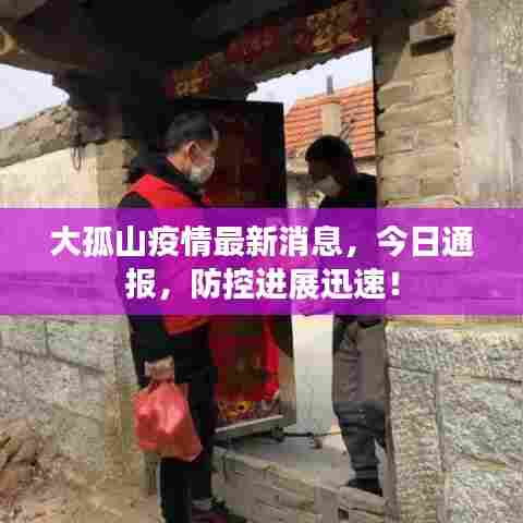 大孤山疫情最新消息,今日通报,防控进展迅速!