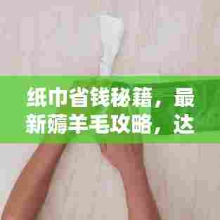 纸巾省钱秘籍,最新薅羊毛攻略,达人必备省钱指南