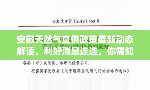 安徽天然气直供政策最新动态解读,利好消息连连,你需知晓!